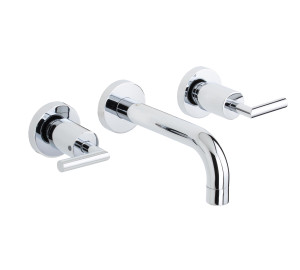 Grupo de lavabo empotrado caño 16 cm Cromado Ixo